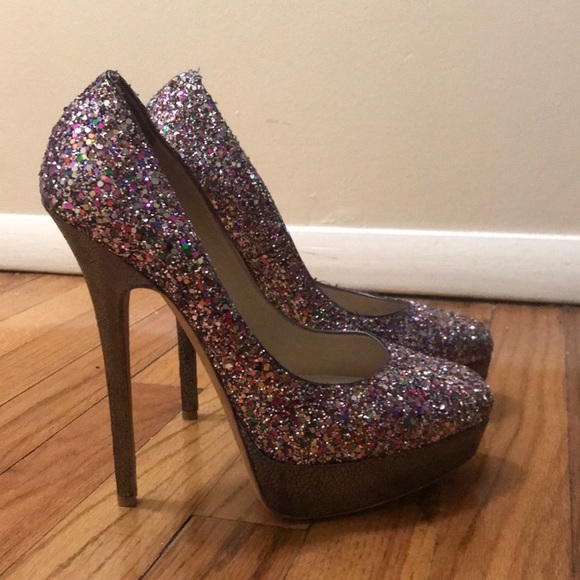 Jimmy Choo Shoes - Jimmy Choo Glitter Pump Women (39.5)